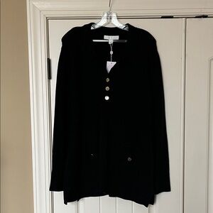 Lilly Pulitzer Black Jette Tunic XL